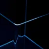 Abstract image of blue light lines against a black background. Produktbild-Vorschau