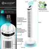 KESSER - Ventilatore a torre con telecomando, display LED, Anteprima dell’immagine prodotto 7