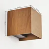 Salbertand »Salbertand« Wandlampe aus Metall in Holzoptik Produktbild-Vorschau 5