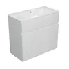 Waschbecken mit Unterschrank Badmöbel MDF 80 Gäste WC Produktbild-Vorschau 9