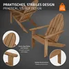 ECD Germany Adirondack židle sada 2 kusů z masivního Náhled obrázku produktu 3