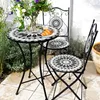 AXI Amélie Bistroset 3-teilig mit Mosaik Design in Schwarz Produktbild-Vorschau 3