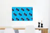 MuchoWow® Poster Gemüse - Aubergine - Muster - Blau 90x60 Produktbild-Vorschau 5
