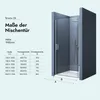 doporro Duschtür Nischentür dusche Duschabtrennung Produktbild-Vorschau 9