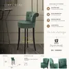 FURNLUX Barhocker Luxy Grün 46cm / Hauptfarbe: Grün / Produktbild-Vorschau 13