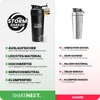 ShakeNext® Premium Edelstahl Shaker 700ml (Schwarz) Produktbild-Vorschau 2