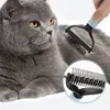 hellblau Doppelseitige Hunde- Katzenbürste für Produktbild-Vorschau 2