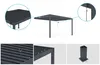 PIANA 4x3m Anlehn-Bioklima-Pergola aus grauem Aluminium Produktbild-Vorschau 4