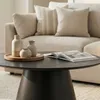 RUDA Couchtisch rund 85 cm, Schwarz - Moderner Produktbild-Vorschau 2