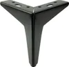 A black metal furniture leg is shown against a white background. Produktbild-Vorschau
