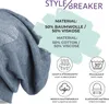 styleBREAKER klassische Beanie Mütze mit Totenkopf Strass Produktbild-Vorschau 3