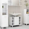 vidaXL Armadietto da bagno bianco 60x32x53,5 cm Materiale a Anteprima dell’immagine prodotto 2