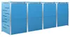 vidaXL Mülltonnenbox für 4 Tonnen 276,5x77,5x115 cm Produktbild-Vorschau 7