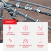 Seilwerk STANKE 25x Duplex Klemme Größe 4 für 4 mm Produktbild-Vorschau 3