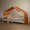 Hausbett Himmel LIAN in orange - Betthimmel aus 100% Produktbild-Vorschau 5