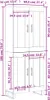 vidaXL Deska wysoka dąb sonoma 69,5x34x180 cm Materiał Podgląd zdjęcia produktu 7
