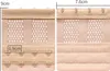 INF Elastische BH-Verlängerung, 2 Reihen, 4 Haken, 3er-Pack Produktbild-Vorschau 3