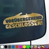 PantherPixel Vorübergehend Geschlossen Aufkleber Saison Produktbild-Vorschau 1