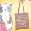 Mr. & Mrs. Panda Tote Bag Spruch 1976 Geburtstag - Braun Produktbild-Vorschau 2