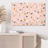 DEQORI Hybrid Leinwand Bild 90x60 cm 'Rosa Terrazzo-Zauber' Produktbild-Vorschau 4