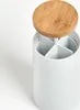Ständer für Wattestäbchen in Ohren, Kosmetik-Organizer weiß Produktbild-Vorschau 4