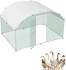 JOIEYOU Poulailler en métal 3x2x2m Cage à poules voûtée Voir les images du produit 1