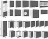 Belini Küchenzeile Küchenblock Linda - Küchenmöbel 240 cm Produktbild-Vorschau 5