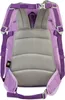 The back of a purple backpack is shown. Náhled obrázku produktu