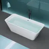 Mai & Mai freistehende Acryl-Badewanne Standbadewanne Weiß Produktbild-Vorschau 4