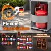 TRESKO® 4200 Watt chauffage à gaz gris incl. régulateur de Voir les images du produit 4