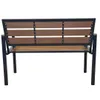 abc HOME Gartenbank 108 cm – Rostfreies Aluminium & WPC – Produktbild-Vorschau 7
