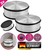 2x Türstopper Edelstahl massiv - Schwerer Türstopper Boden Produktbild-Vorschau 1