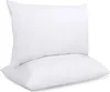Oreiller 50x60 cm antiallergique en microfibre lisse blanc Voir les images du produit 1