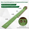 GOPLUS Golf Puttingmatte, Golftrainermatte mit 3 Golfbälle Produktbild-Vorschau 3