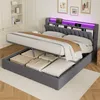 MODFU Lit rembourré 180×200 pour jeunes avec lumière LED et Voir les images du produit 2