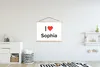 MuchoWow® Textilposter Ich liebe - Sophia - Mädchen 150x113 Produktbild-Vorschau 2