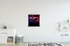MuchoWow® Textilposter Weltkarte - Aquarell - Rosa 40x40 cm Produktbild-Vorschau 2
