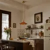 Lampada a sospensione FLOR, attacco E27, vetro ondulato Anteprima dell’immagine prodotto 5