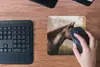 MuchoWow® Mauspad Mousepad Pferd - Wald - Porträt 20x20 cm Produktbild-Vorschau 4