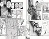 A collage of panels from a manga, showing various characters and scenes. Náhľad obrázku produktu