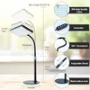 A diagram illustrating the features and dimensions of a plant growth lamp. Produktbild-Vorschau