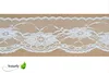 Spitzenband 60mm mit Blumen Motiv 10m Weiß Produktbild-Vorschau 2
