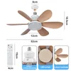 ventilateur de plafond 40W 52CM avec éclairage, lampe de Voir les images du produit 12