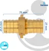 tecuro 3/3 Schlauchverschraubung mit Tülle Ø 25 mm - 1 Zoll Produktbild-Vorschau 3
