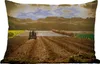 MuchoWow® Outdoor Kissen - Traktor - Bauernhof - Berg - Produktbild-Vorschau 1
