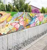 Zaunbanner Hippie Vögel Sichtschutz Garten Zaun Produktbild-Vorschau 2