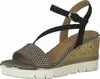 Tamaris Sandalette Schwarz Combi Textil Größe: 37 Normal Produktbild-Vorschau 5