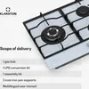 Klarstein Ignito 5zónová plynová varná deska, 5 Hořáků, Náhled obrázku produktu 2