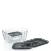 A set of glass food storage containers with lids, displayed on a white background. Náhled obrázku produktu