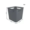 Box quadratisch 18 l BRISEN, Farbe:Anthrazit Produktbild-Vorschau 4